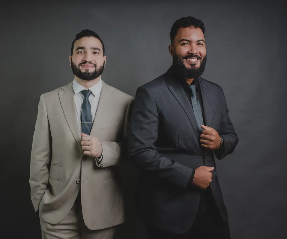 Os advogados Guilherme Nascimento e Vinícius Lima, da Nascimento & Lima Advocacia